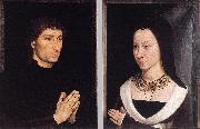 Tommaso Portinari and his Wife wh MEMLING, Hans